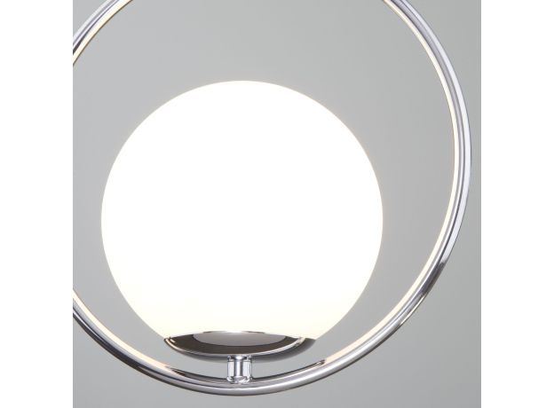 Подвесной светильник со стеклянным плафоном 50089/1 хром