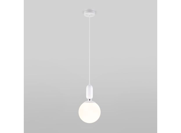 Подвесной светильник со стеклянным плафоном 50197/1 белый