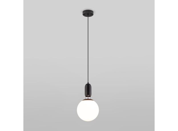 Подвесной светильник со стеклянным плафоном 50197/1 черный