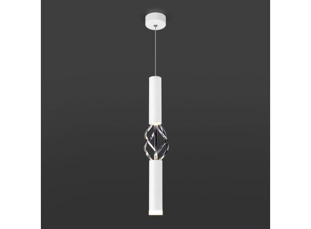 Подвесной светодиодный светильник 50191/1 LED белый/хром