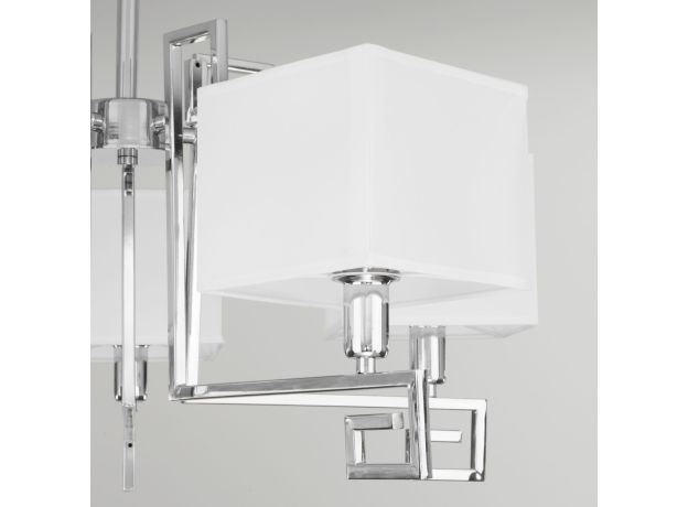 Потолочная люстра с абажурами 60115/5 хром