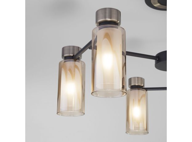 Потолочная люстра в стиле лофт 70115/6 черный