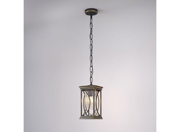 Подвесной уличный светильник Spica H черное золото IP33 GL 1026H