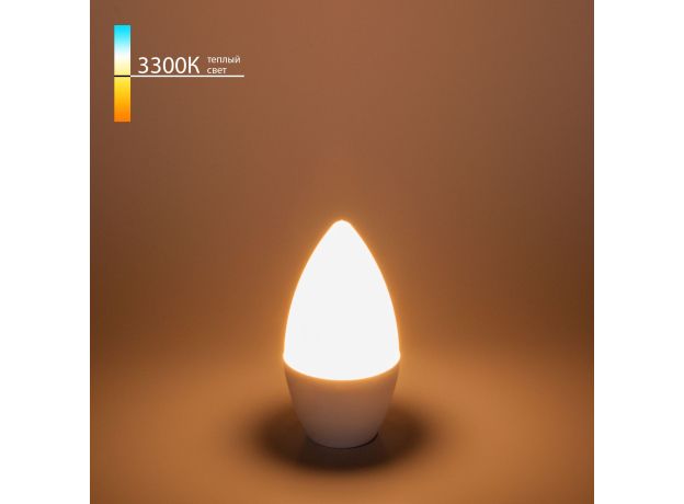 Светодиодная лампа "Свеча" C37 6W 3300K E14 BLE1421