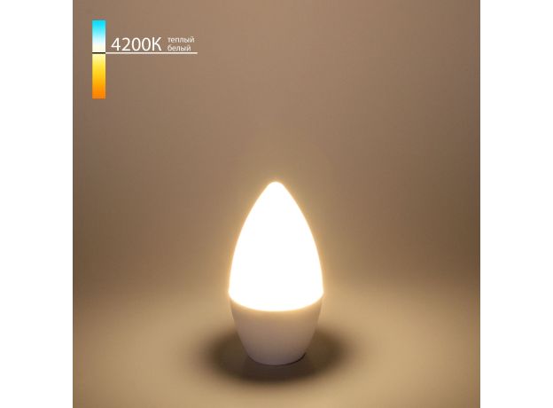 Светодиодная лампа "Свеча" C37 6W 4200K E14 BLE1422