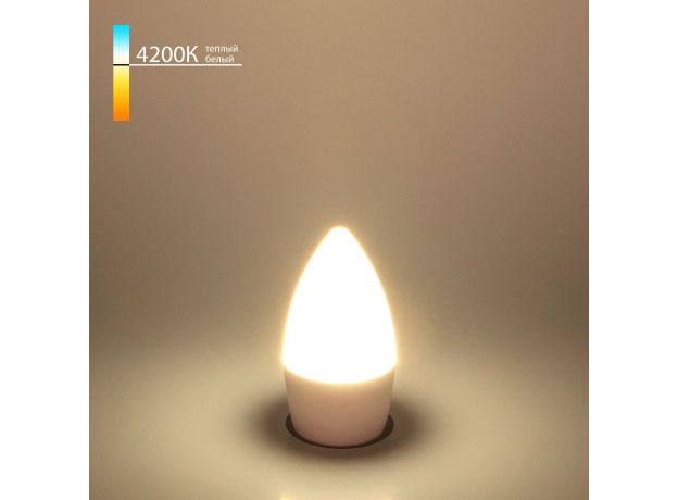Светодиодная лампа "Свеча" C37 6W 4200K E27 BLE2737