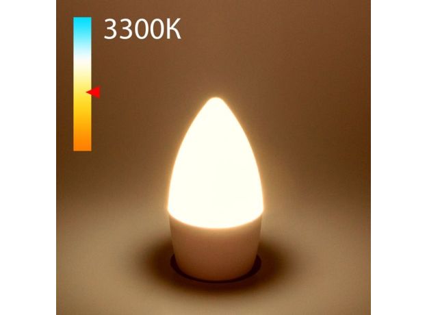 Светодиодная лампа "Свеча" C37 8W 3300K E27 BLE2711