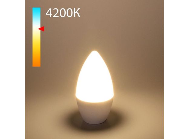 Светодиодная лампа "Свеча" C37 8W 4200K E14 BLE1403