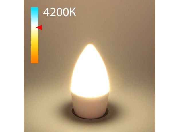 Светодиодная лампа "Свеча" C37 8W 4200K E27 BLE2716