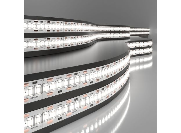 Светодиодная лента 12 В 24 Вт/м 240 Led/м 2835 IP20, дневной белый 4200 K, 5 м Лента светодиодная 12V 16W 240Led 2835 IP20 дневной белый, 5м