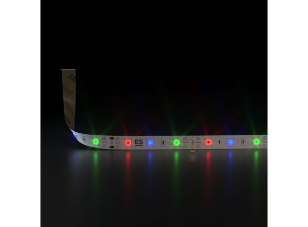 Светодиодная лента 12 В 4,8 Вт/м 60 Led/м 2835 IP20, RGB, 5 м Лента светодиодная 12V 4,8W 60Led 2835 IP20 RGB, 5м