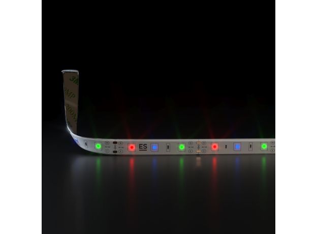 Светодиодная лента 12 В 4,8 Вт/м 60 Led/м 2835 IP65, RGB, 5 м Лента светодиодная 12V 4,8W 60Led 2835 IP65 RGB, 5м