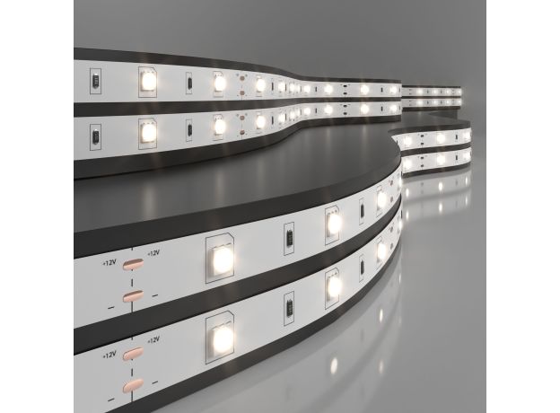Светодиодная лента 12 В 7,2 Вт/м 30 Led/м 5050 IP20, дневной белый 4200К, 5 м Лента светодиодная 12V 7,2W 30Led 5050 IP20 дневной белый, 5м