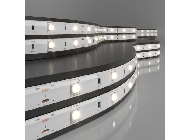 Светодиодная лента 12 В 7,2 Вт/м 30 Led/м 5050 IP65, дневной белый 4200К, 5 м Лента светодиодная 12V 7,2W 30Led 5050 IP65 дневной белый, 5м