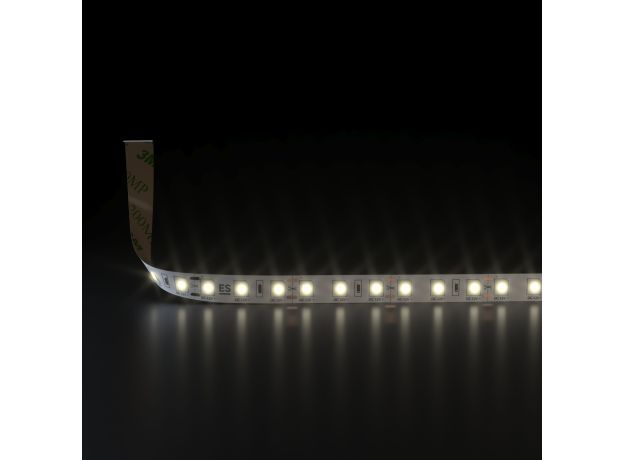 Светодиодная лента 12 В 9,6 Вт/м 120 Led/м 2835 IP20, теплый белый 3300К, 5 м Лента светодиодная 12V 9,6W 120Led 2835 IP20 теплый белый, 5м