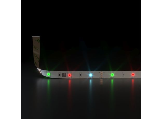 Светодиодная лента Бегущая волна 12 В 7,2 Вт/м 30 Led/м 5050 IP20, RGB 5 м Лента светодиодная 12V 7,2W 30Led 5050 IP20 бегущая волна, 5м