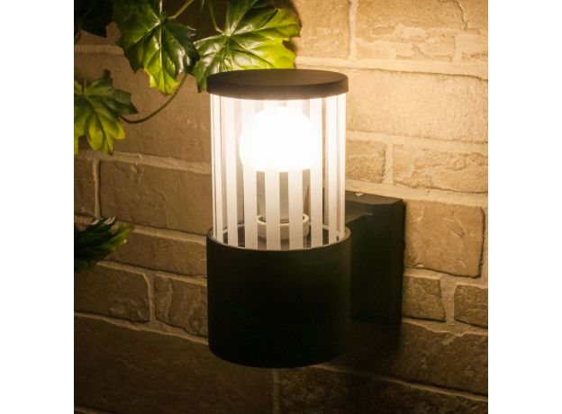 Настенный уличный светильник 1410 Techno чёрный IP54 1410 TECHNO чёрный