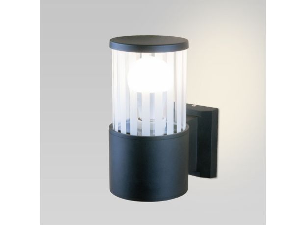 Настенный уличный светильник 1410 Techno чёрный IP54 1410 TECHNO чёрный