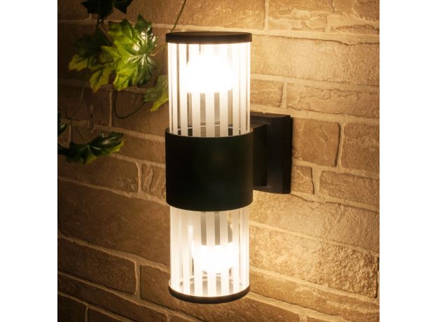 Настенный уличный светильник 1411 TECHNO чёрный IP54 1411 TECHNO чёрный