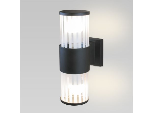 Настенный уличный светильник 1411 TECHNO чёрный IP54 1411 TECHNO чёрный