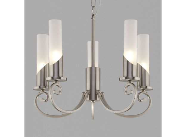 Умная подвесная люстра 60117/5 никель