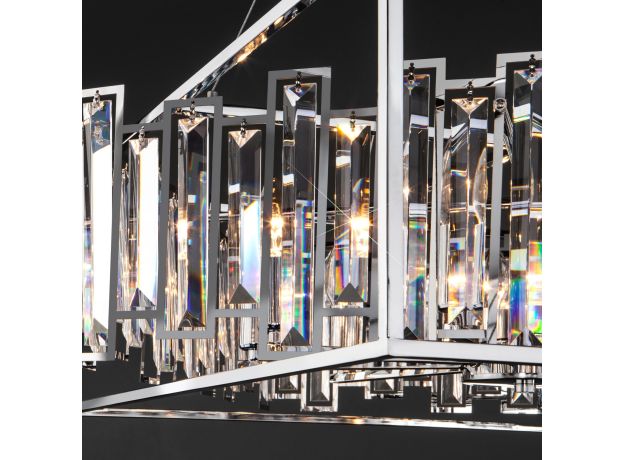 Умная подвесная люстра с хрусталем 312/9 Strotskis Smart