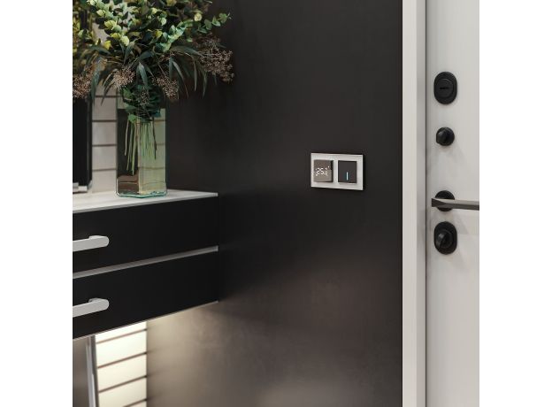 Умный сенсорный выключатель одноклавишный (черный) W4510608