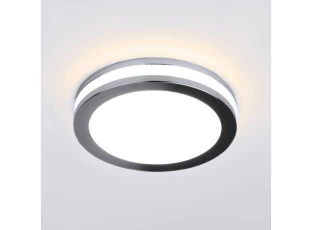 Встраиваемый точечный светильник хром DSKR80 5W 4200K