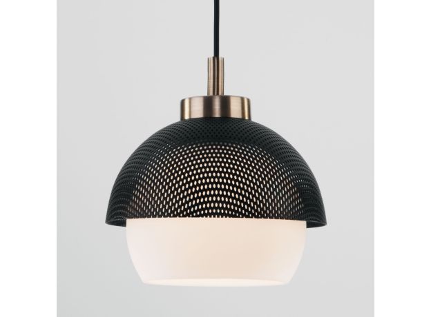 Подвесной светильник 50106/1 античная бронза/черный