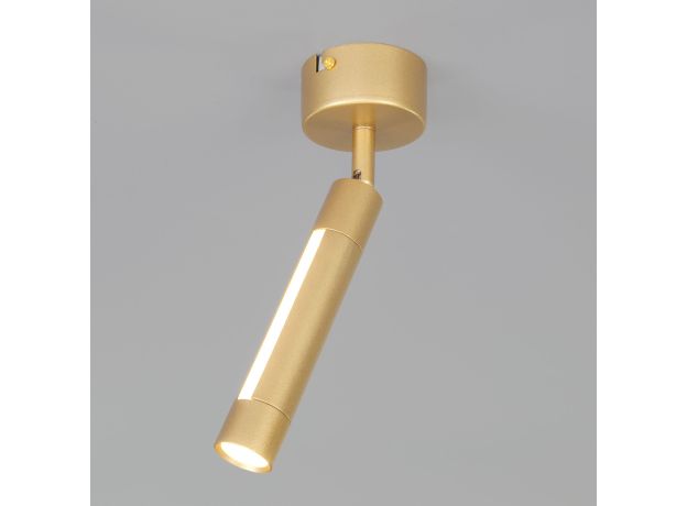 Настенно-потолочный светодиодный светильник 20084/1 LED матовое золото