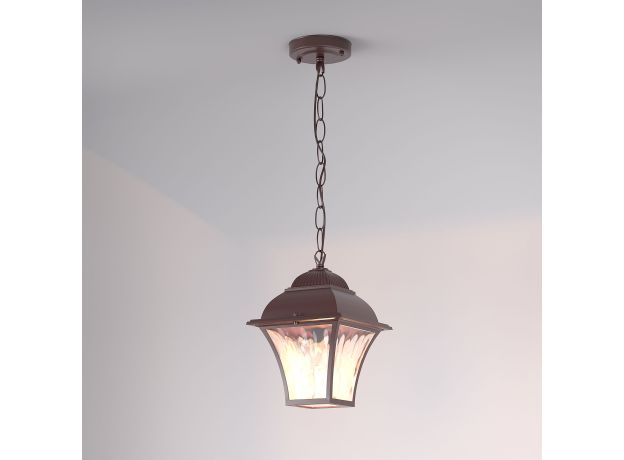 Уличный подвесной светильник Apus H шоколад IP33 GL 1009H