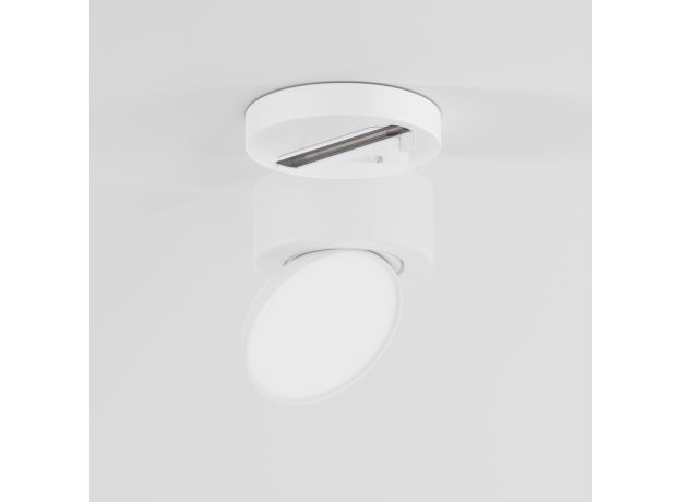 Однофазный шинопровод-адаптер белый TRAF-1-WH