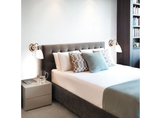 Бра со стеклянным плафоном 30149/1 золото