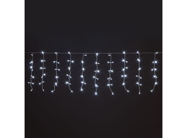 Новогодняя гирлянда занавес белый 1,5*1м IP20 200-001 белый