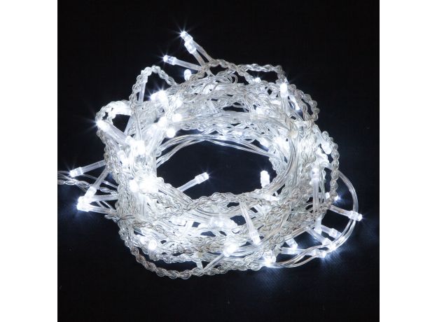 Новогодняя гирлянда занавес белый 1,5*1м IP20 200-001 белый