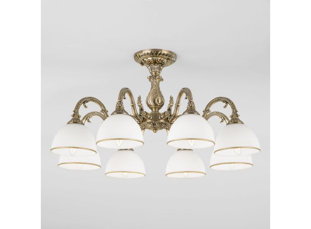 Классическая потолочная люстра 60106/8 античная бронза