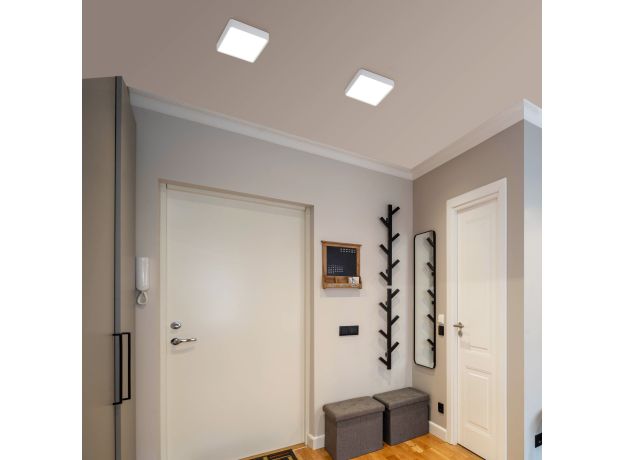 Накладной потолочный светодиодный светильник DLS034 18W 4200K