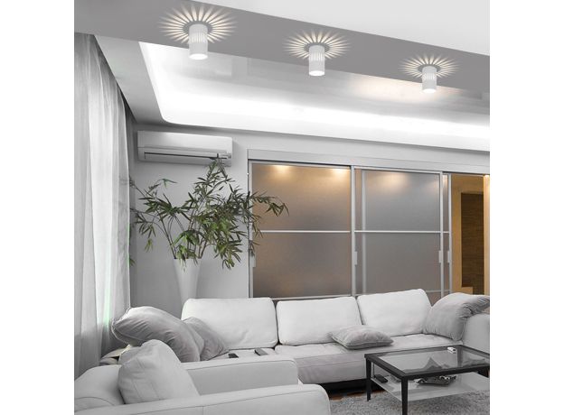 Накладной точечный светильник с подсветкой DLS026