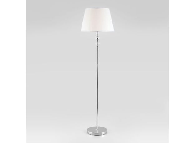 Торшер классический с абажуром 01072/1 хром