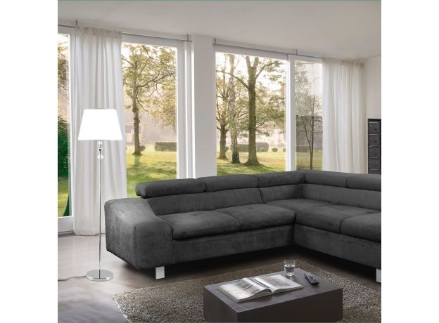 Торшер классический с абажуром 01072/1 хром