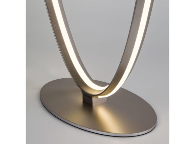 Напольный светодиодный светильник 80415/1 сатин-никель