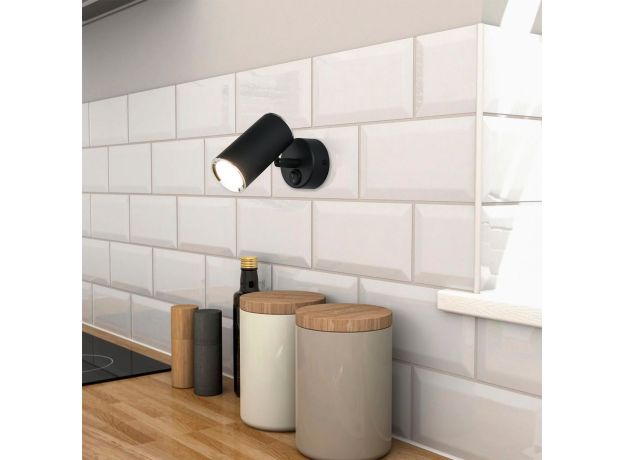 Настенный светильник Rutero GU10 SW черный Rutero GU10 SW черный (MRL 1003)