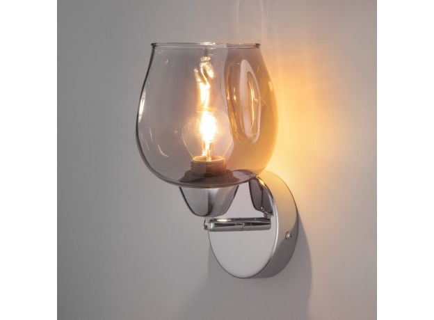 Бра со стеклянным плафоном 30164/1 хром