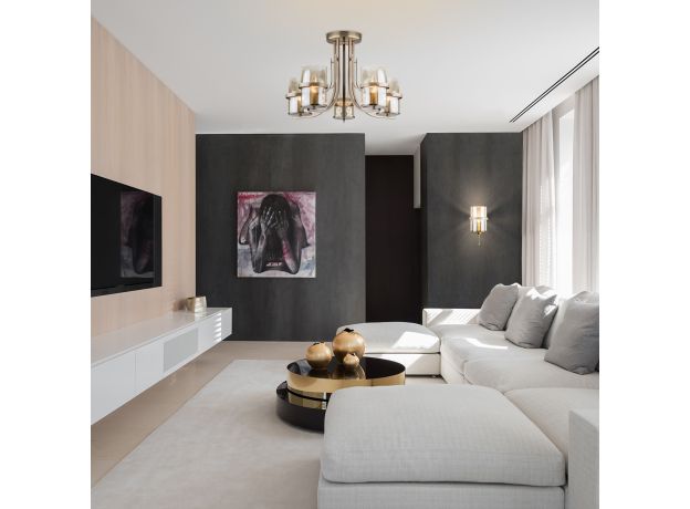 Классическое бра со стеклянным плафоном 60085/1