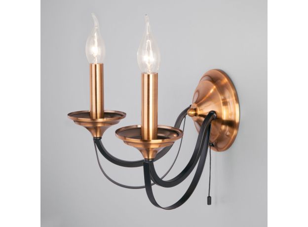 Бра в стиле лофт 60098/2 черный