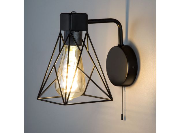 Бра в стиле лофт 70107/1 черный