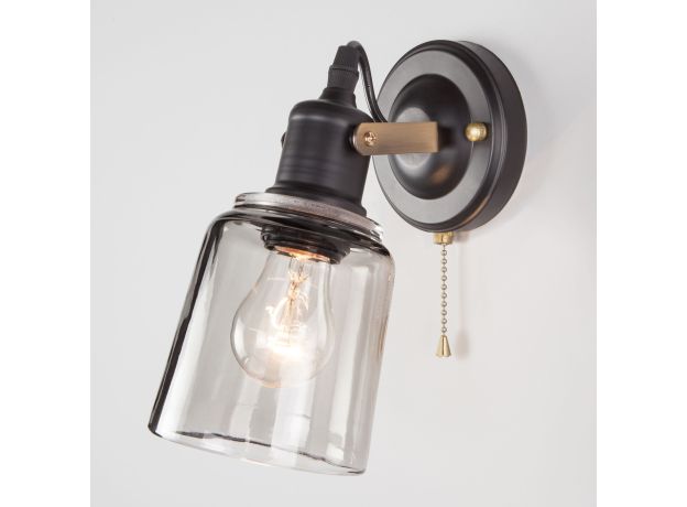 Бра в стиле лофт 70111/1 черный