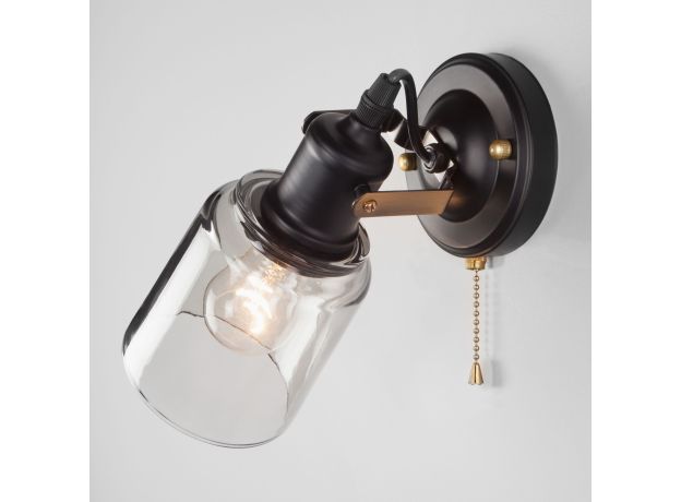 Бра в стиле лофт 70111/1 черный