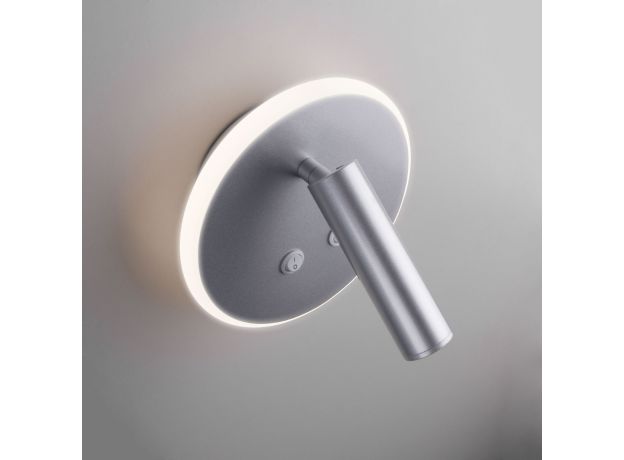 Настенный светодиодный светильник Tera LED серебро Tera LED серебро (MRL LED 1014)