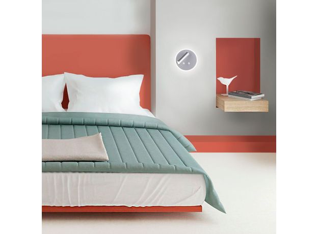 Настенный светодиодный светильник Tera LED серебро Tera LED серебро (MRL LED 1014)